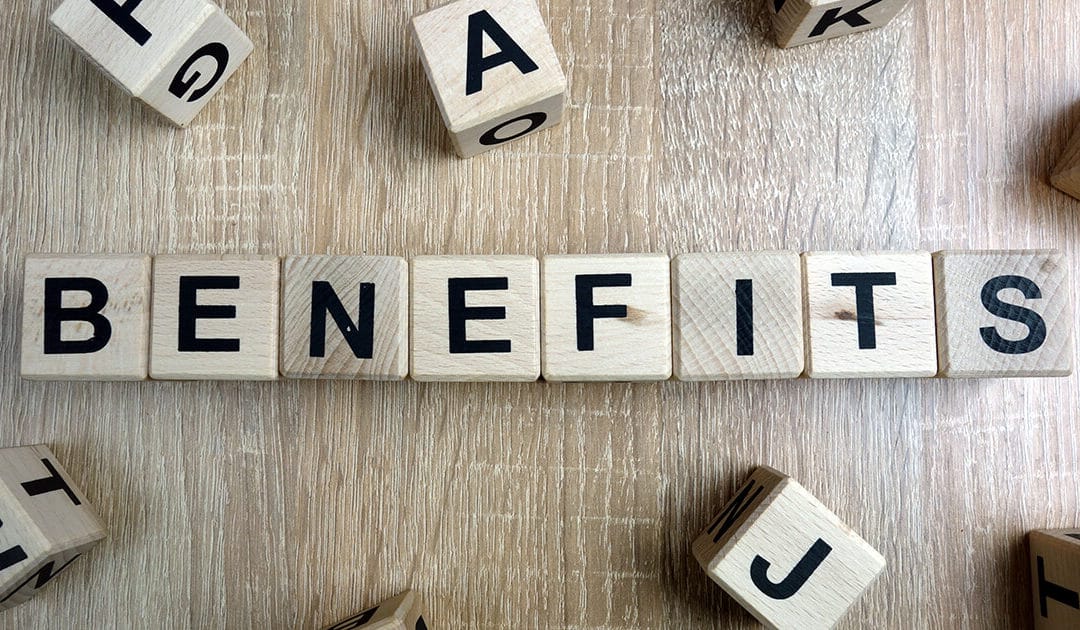 Use a list of Benefits